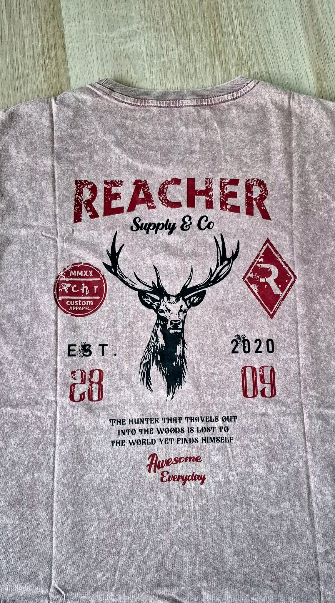Reacher® Columbia T-shirt | Urban Vintage & Soft Feel