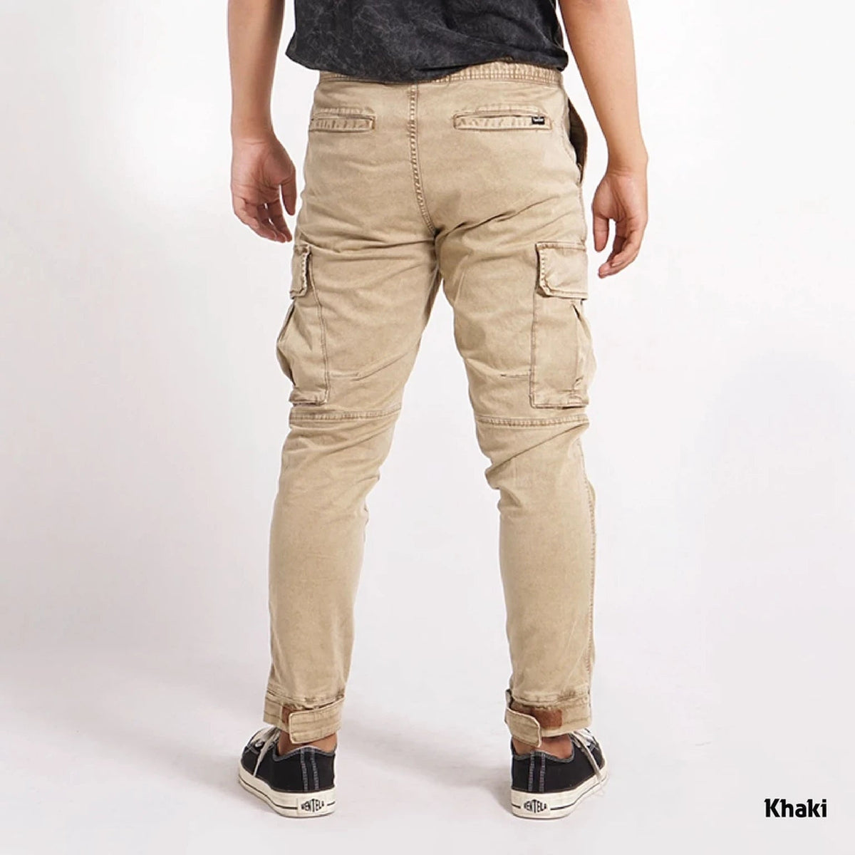 Reacher Cargo Pant Birmingham  garment dyed Zand Heren
