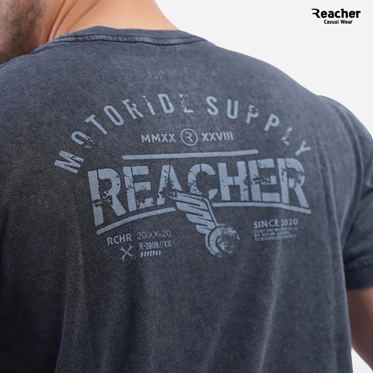 Reacher® Californië T-shirt | Urban Vintage & Soft Feel