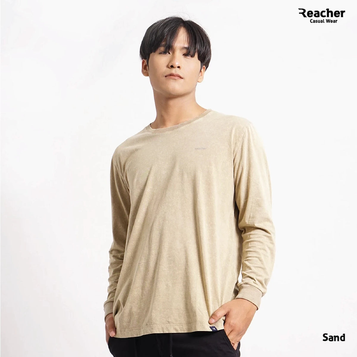 Reacher® Darwin T-Shirt Longsleeve | Urban Vintage & Soft Feel