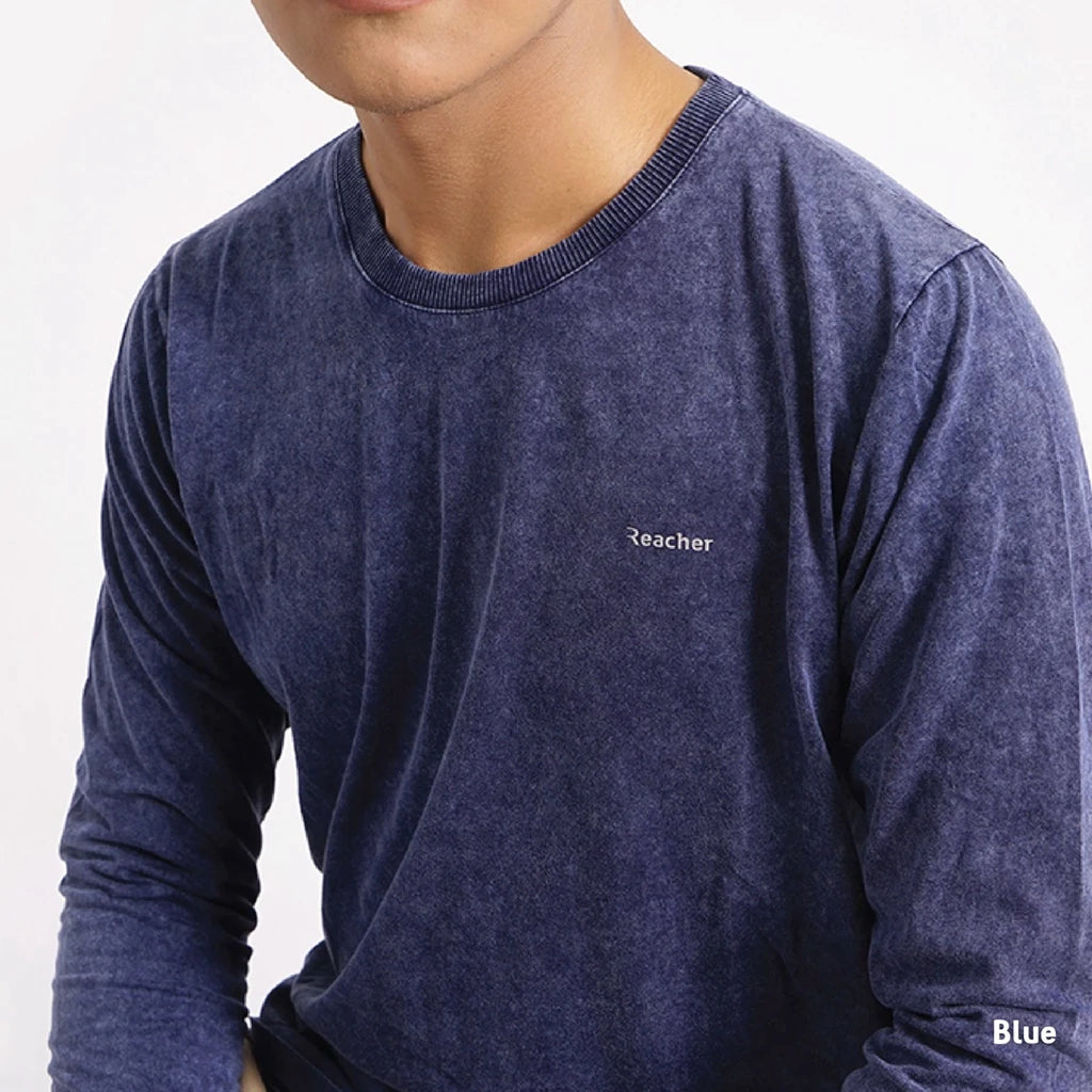 Reacher® Darwin T-Shirt Longsleeve | Urban Vintage & Soft Feel