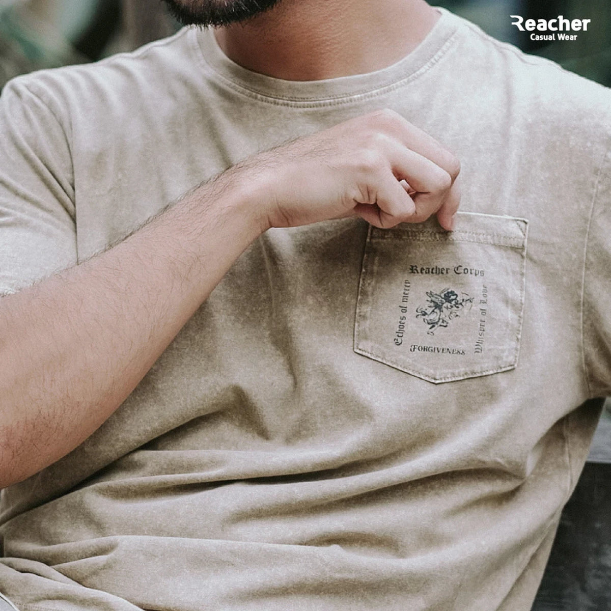 Reacher® Las Pinas T-shirt | Urban Vintage & Soft Feel