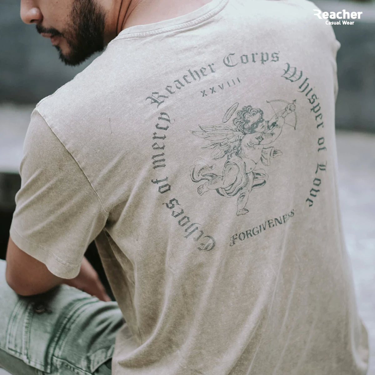 Reacher® Las Pinas T-shirt | Urban Vintage & Soft Feel